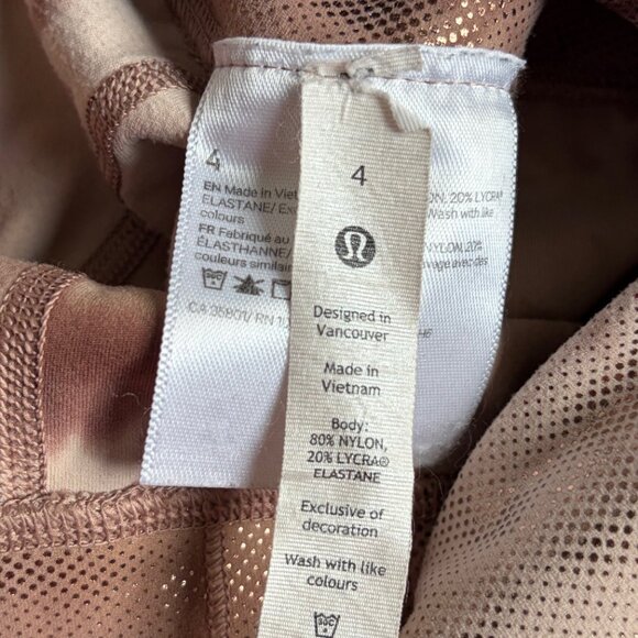 Lululemon Align High-Rise Pant 25" *Shine Diamond Dye Misty Shell - Size 4 - Picture 5 of 15